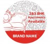 2 & 3 BHK apartments sale glass slide design
